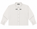 Striped Double Sleeve Shirt