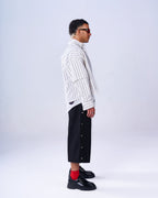 full fit 001  (Striped Shirt + Bermuda +  Bag)