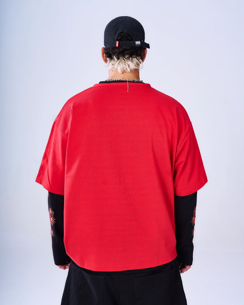 Red Henley T-Shirt
