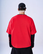 Red Henley T-Shirt