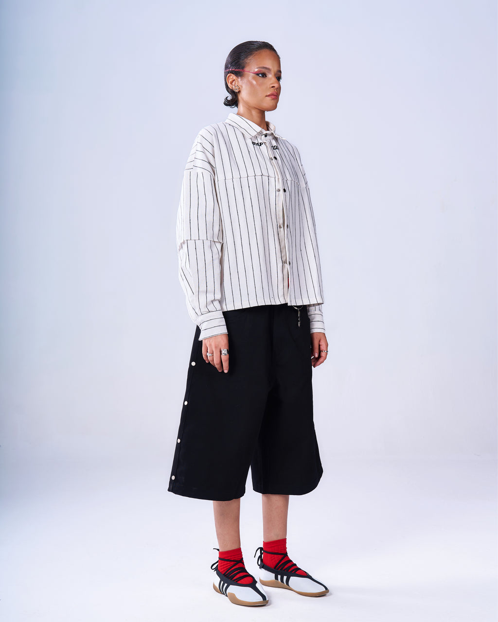 Studded Bermuda Shorts