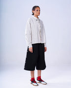 full fit 001  (Striped Shirt + Bermuda +  Bag)