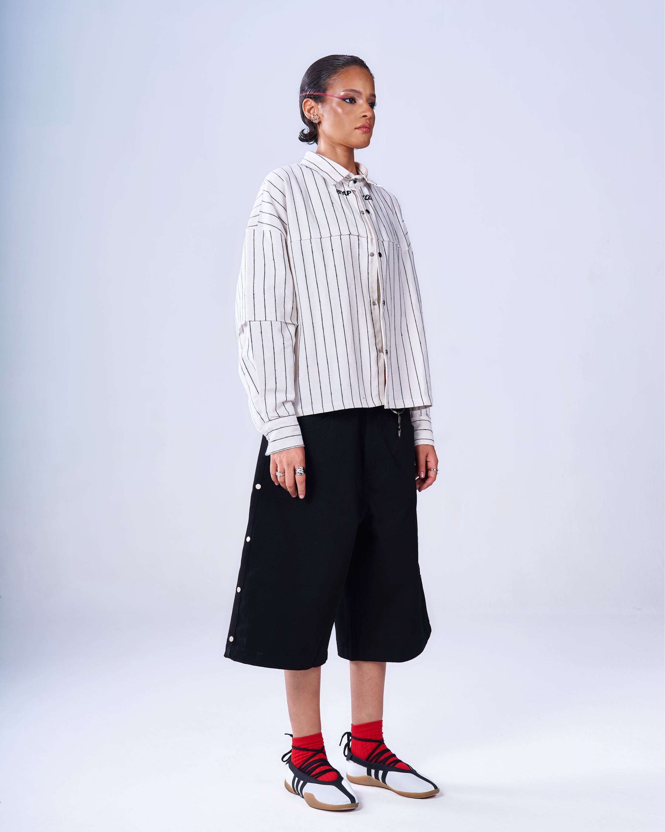 Studded Bermuda Shorts
