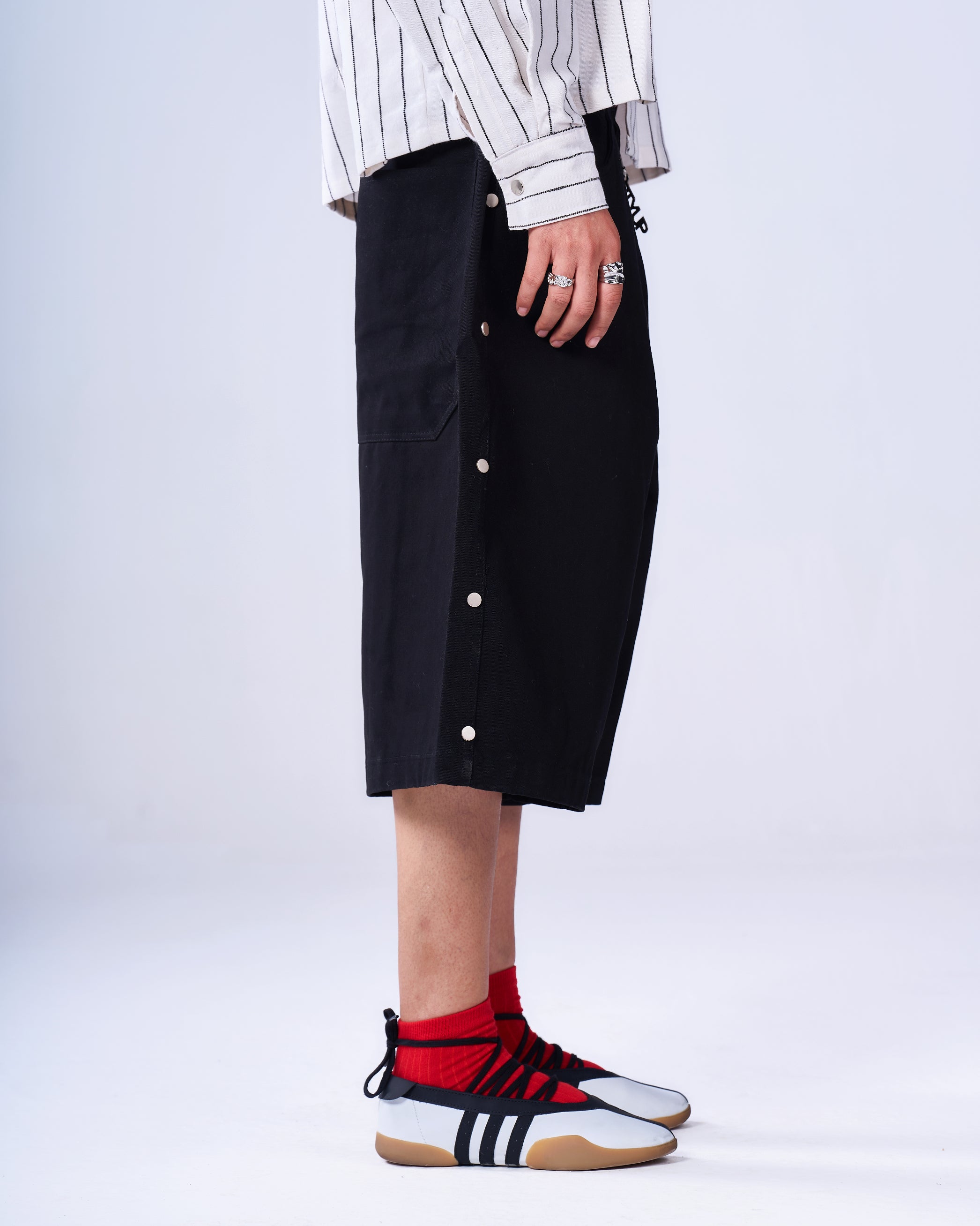 Studded Bermuda Shorts