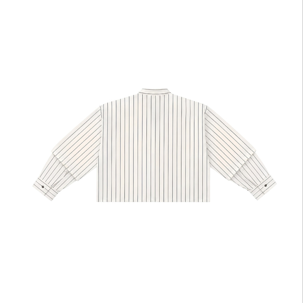 Striped Double Sleeve Shirt