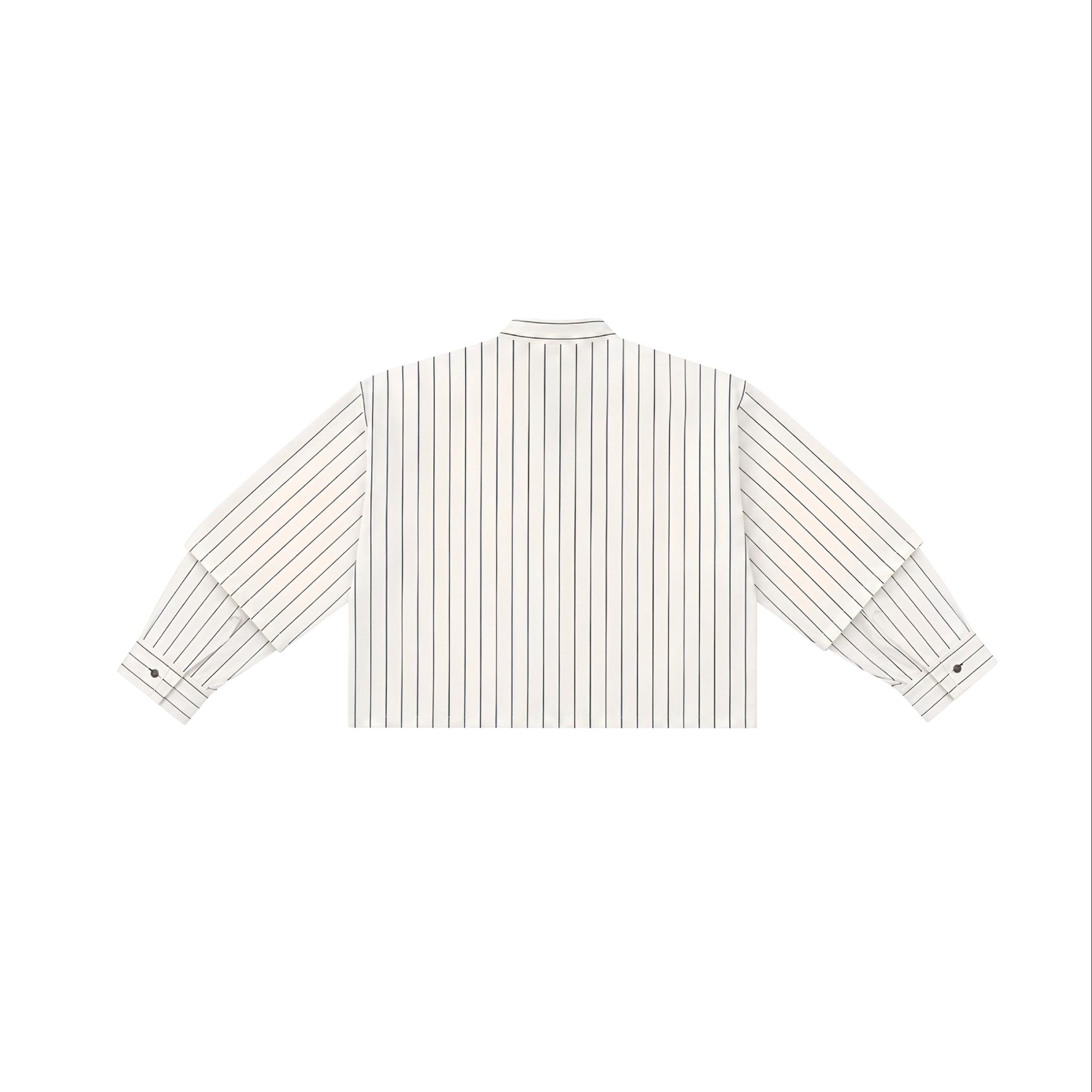 Striped Double Sleeve Shirt